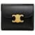 Céline Celine Small Flap Wallet Triomphe Schwarz