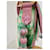 Christian Dior Borsa Saddle 2003 Stampa Floreale e Koi Rosa D'oro Verde - vista 16