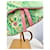 Christian Dior Borsa Saddle 2003 Stampa Floreale e Koi Rosa D'oro Verde - vista 2