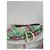 Christian Dior Borsa Saddle 2003 Stampa Floreale e Koi Rosa D'oro Verde - vista 8