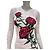 Dolce & Gabbana Abendkleid aus gerafftem Tüll mit Rosen-Applikation Gr. 38 Gebraucht - Ansicht 5