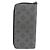 Louis Vuitton Zippy Wallet Vertical Monogram Shadow aus Leder Braun - Ansicht 2