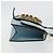 Miu Miu Madras Crystal Buckle Leather Small Blu - vista 3