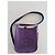 Hermès Evelyne TPM Borsa a Tracolla in Pelle Granulata Violet Porpora - vista 5