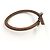 Hermès Pulseira Lock Hermes em couro e metal Marrom - vista 5