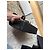 Timeless Borsa Chanel Classic Flap Media in Pelle Caviar Nera Nero - vista 13