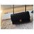 Timeless Borsa Chanel Classic Flap Media in Pelle Caviar Nera Nero - vista 14