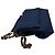 Bottega Veneta Olimpia Intrecciato Microstuds Lambskin Small Bleu - vue 5