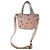 Jc De Castelbajac Castelbajac Mehrfarbige Leder-Tote-Bag