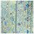 Foulard in seta Hermès Carré 90 "Au Pays des Oiseaux Fleurs" blu - vista 12