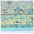 Foulard in seta Hermès Carré 90 "Au Pays des Oiseaux Fleurs" blu - vista 5