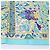 Foulard in seta Hermès Carré 90 "Au Pays des Oiseaux Fleurs" blu - vista 8