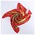 Foulard in seta Hermès Carré 90 "Epaulettes" in Rosso - vista 13