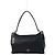 Coach Mia Lederschultertasche in Schwarz