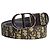 Christian Dior DIOR 30 Montaigne Gürtel Blue Oblique Jacquard Leather 95 38 mit BOX Braun Monogramm