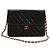 Borsa Flap in pelle trapuntata nera Chanel Nero