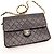 Borsa Flap in pelle trapuntata nera Chanel Nero - vista 6