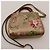 Borsa Gucci Bamboo Shopper con Stampa Floreale Rosa Rosso Beige Verde - vista 6