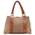 Borsa shopper Gucci Monogram Canvas Bamboo Marrone Monogramma  - vista 1