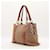 Borsa shopper Gucci Monogram Canvas Bamboo Marrone Monogramma  - vista 2