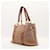 Borsa shopper Gucci Monogram Canvas Bamboo Marrone Monogramma  - vista 4