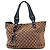 Borsa Tote in tela monogram Gucci Marrone