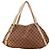 Gucci Monogram Canvas Schultertasche Braun Monogramm