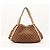 Gucci Monogram Canvas Schultertasche Braun Monogramm - Ansicht 3