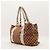 Borsa Tote in tela monogram Gucci Marrone Beige - vista 2
