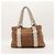 Borsa Tote in tela monogram Gucci Marrone Beige - vista 3