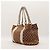 Borsa Tote in tela monogram Gucci Marrone Beige - vista 4