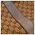 Borsa shopper Gucci Monogram Canvas Bamboo Marrone Beige - vista 9