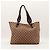 Gucci Monogram Canvas Tote Bag Braun Beige - Ansicht 3