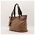 Borsa Tote in tela monogram Gucci Marrone Beige - vista 2