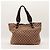 Borsa Tote in tela monogram Gucci Marrone Beige - vista 3