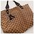 Borsa Tote in tela monogram Gucci Marrone Beige - vista 6