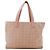 Borsa Tote Chanel in tessuto rosa Beige