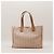 Chanel Cambon Ligne Borsa Tote Beige - vista 3