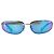 Miu Miu Sonnenbrille mit Metallrahmen Blau Metallisch