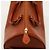 Borsa Louis Vuitton Speedy 30 Epi Leather Marrone - vista 9
