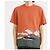 Autre Marque Camiseta de punto de algodón Kota Gushiken Kiyomizu Dera Tee Naranja - vista 3