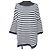 Top de punto a rayas de manga corta Max Mara Azul