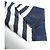 Top de punto a rayas de manga corta Max Mara Azul - vista 10