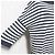 Top de punto a rayas de manga corta Max Mara Azul - vista 4