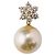 Pendente TASAKI Au750 Golden Pearl D'oro