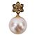Pendente TASAKI Au750 Golden Pearl D'oro - vista 2