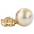 Pendente TASAKI Au750 Golden Pearl D'oro - vista 3