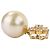 Pendente TASAKI Au750 Golden Pearl D'oro - vista 4