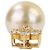 Pendente TASAKI Au750 Golden Pearl D'oro - vista 5