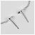 Tiffany & Co Brincos Tiffany Heart Link Drop Silver 925 Prata - vista 3